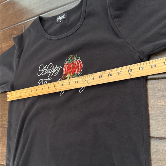 💜3/$15 Marvel Fashions Women’s Rhinestoned Thanksgiving Shirt - Picture 7 of 8